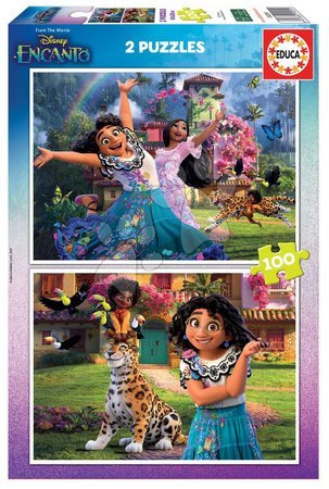 Dječje puzzle od 100 do 300 dijelova - Puzzle Encanto Disney Educa 2x100 dielov EDU19201