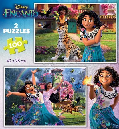 Dječje puzzle od 100 do 300 dijelova - Puzzle Encanto Disney Educa 2x100 dielov EDU19201_1