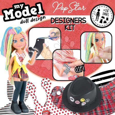 Ručné práce a tvorenie - Kreatívne tvorenie Design Your Doll Pop Star Educa_1