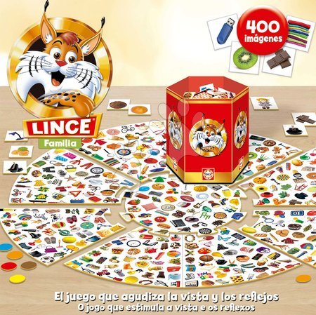 Puzzle és társasjátékok - Társasjáték Gyors mint a hiúz Lince Family Edition Educa_1