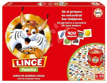 Puzzle a společenské hry - Společenská hra Rychlý jako rys Lince Family Edition Educa