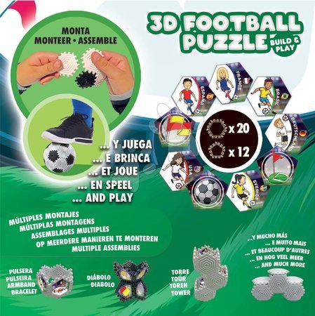 Puzzle 3D - Puzzle piłka nożna 3D Football Puzzle Educa - 2