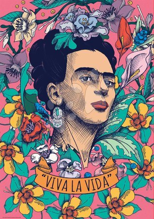 500 darabos puzzle - Puzzle “Viva la Vida” Frida Kahlo Educa - 2