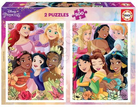 Puzzle cu 500 de bucăți  - Puzzle Disney Princess Educa