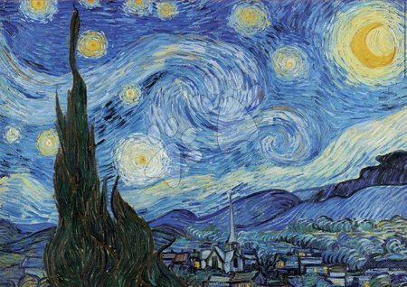 Puzzle 1000 dílků - Puzzle The Starry Night Vincent Van Gogh Educa - 2