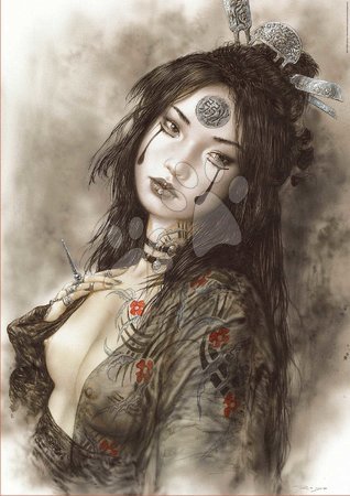 1000 darabos puzzle - Puzzle Dead Moon Luis Royo Educa - 2