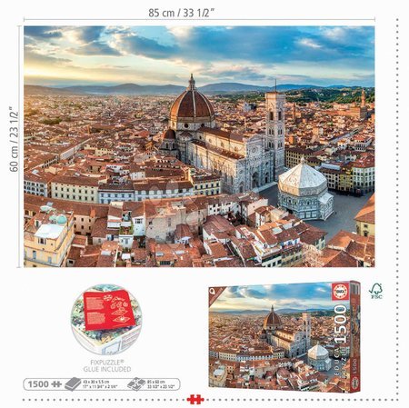 Puzzle 1000 elementów - Puzzle Florence Educa - 4