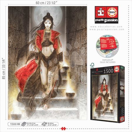 Puzzle 1500 dílků - Puzzle Dead Moon Luis Royo Educa - 4