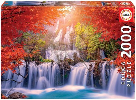 2000 delne puzzle - Puzzle Waterfall in Thailand Educa