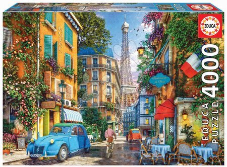 Puzzle cu 4000 - 8000 de bucăți - Puzzle Streets of Paris Educa