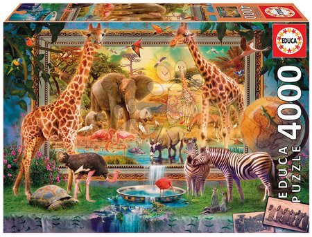 Puzzle - Puzzle Savana coming to life Educa