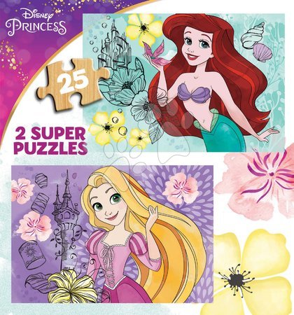 Puzzle Disney din lemn - Puzzle din lemn Disney Princess Educa_1