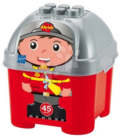 Abrick - Joc de construit în cutie Pompieri Firemen Barrel Ecoiffier_1