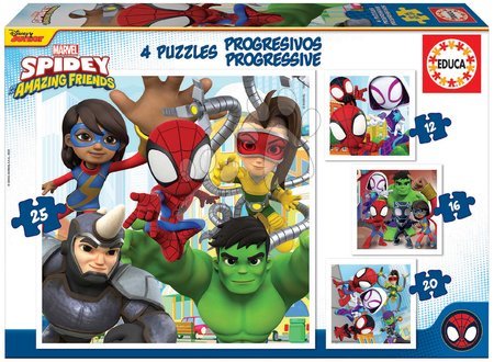Marvel - Puzzle Spidey & his Amazing Friends Progressive Educa