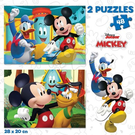 Puzzle dla dzieci do 100 elementów - Puzzle Mickey Mouse Fun House Disney Educa_1