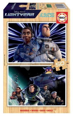 Fából készült Disney - Fa puzzle Lightyear Disney Educa