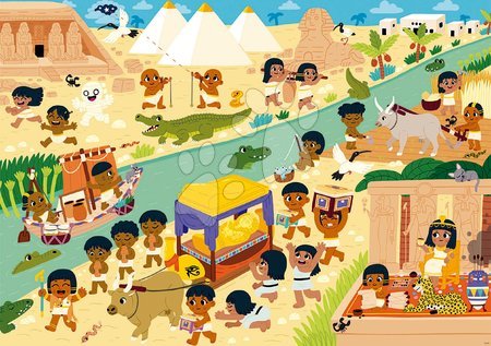 Gyerek puzzle - Oktató puzzle Egyiptom Happy Learning Educa_1
