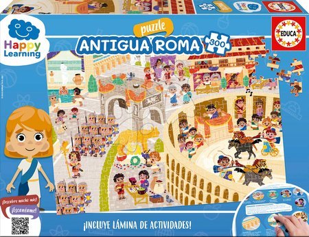 Gyerek puzzle - Oktató puzzle Róma Happy Learning Educa
