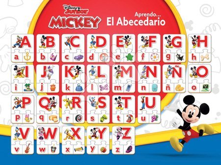 Jocuri de societate pentru copii - Puzzle Literele alfabetului Mickey & Friends Educa_1
