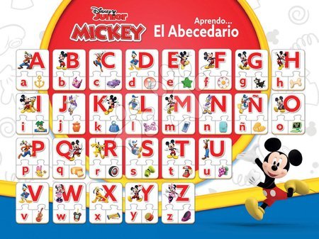 Hračky pro děti od 3 do 6 let - Puzzle Písmenka abecedy Mickey & Friends Educa_1