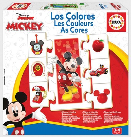 Spoločenské hry pre deti - Náučná hra Učíme sa farby Mickey & Friends Educa