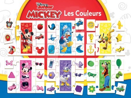 Puzzle a spoločenské hry - Náučná hra Učíme sa farby Mickey & Friends Educa_1