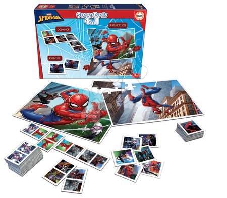 Progresivní dětské puzzle - Superpack 4v1 Spider-man Educa_1