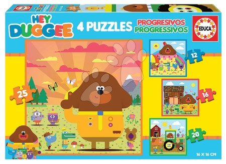 Progresívne detské puzzle - Puzzle Hey Duggee Progressive Educa