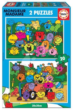 Gyerek puzzle - Puzzle Monsieur Madame Educa