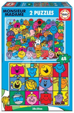 Puzzle és társasjátékok - Puzzle Monsieur Madame Educa