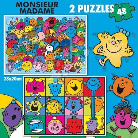 Puzzle pre deti - Puzzle Monsieur Madame Educa_1