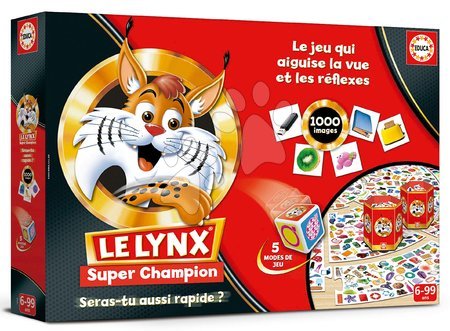 6-9 lat - Gra planszowa Szybki jak ryś Le Lynx Super Champion Educa - 1