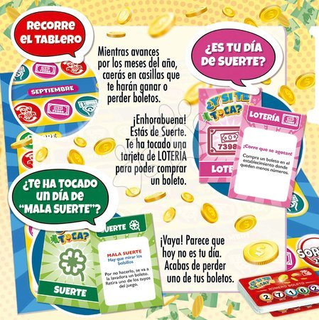 6-9 lat - Gra planszowa Lotto Bingo Y si te toca? Educa - 3