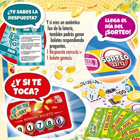 6-9 lat - Gra planszowa Lotto Bingo Y si te toca? Educa - 4