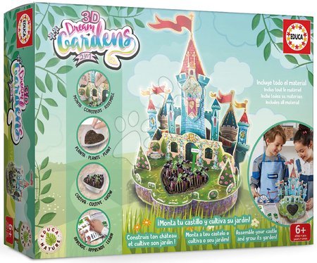 Hry na profesie - Kreatívne tvorenie 3D Dream Garden Castle Educa