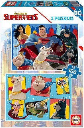 Puzzle pre deti - Puzzle DC League of Superpets Educa