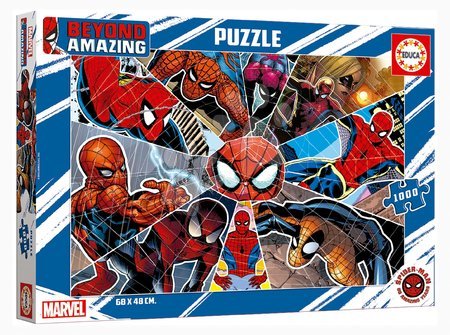 Puzzle 1000 dílků - Puzzle Spiderman Beyond Amazing Educa_1