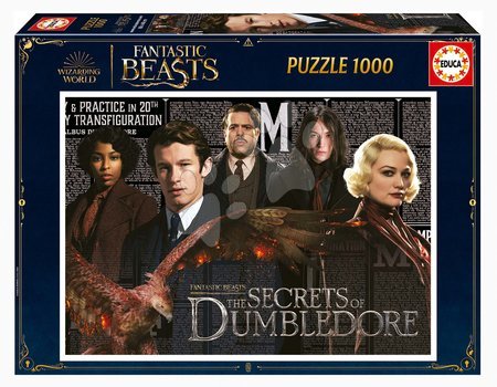 Puzzle 1000 dielne - Puzzle Fantastic Beasts Educa