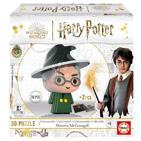 Dlouhé zimní večery - Puzzle figurka 3D Minerva McGonagall Educa_1