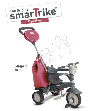 Trojkolky od 10 mesiacov - Trojkolka Voyage Touch Steering 4v1 smarTrike - 1