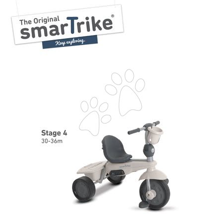 Tříkolky od 10 měsíců - Tříkolka Voyage Touch Steering 4v1 smarTrike - 3