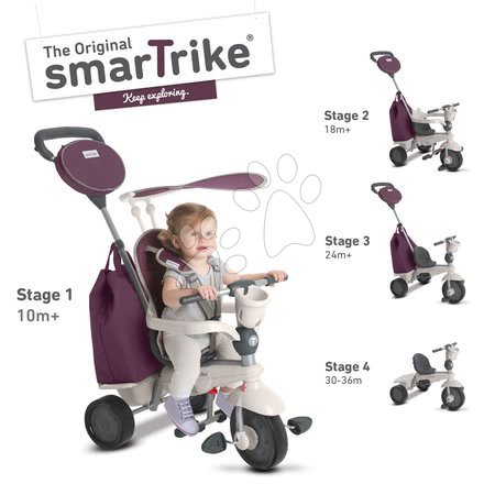 Kinderdreiräder ab 10 Monaten - Dreirad Voyage 4v1 smarTrike - 5