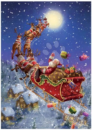 500 darabos puzzle - Puzzle Santa Claus is Coming Educa_1