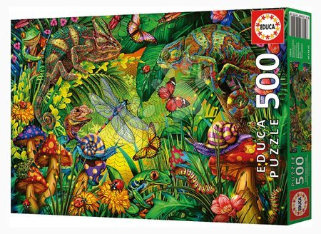 Puzzle 500 dílků - Puzzle Colourful Forest Educa_1
