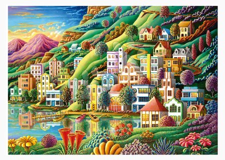 500 darabos puzzle - Puzzle Hidden Harbor Educa_1