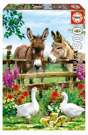 500 delne puzzle - Puzzle Donkeys Educa