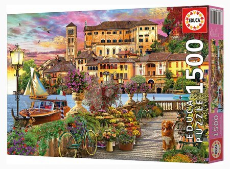 1500 darabos puzzle - Puzzle Italian Promenade Forest Educa_1