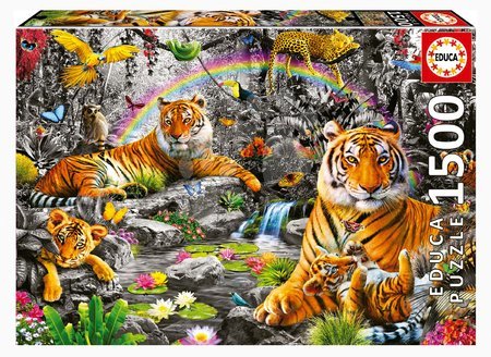 Puzzle cu 1500 de bucăți - Puzzle Brilliant Jungle Educa