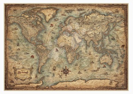 Puzzle - Puzzle Map of the World Educa_1