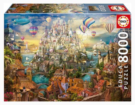 Igrače za vse od 10. leta - Puzzle Dream Town Educa